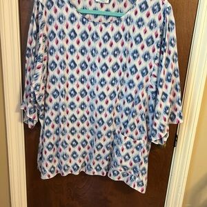 Pure Jill Patterned Blouse
